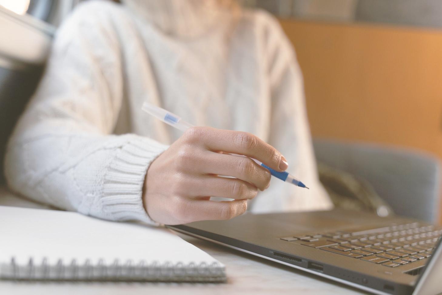 Professional financial analysis workspace with charts and reports